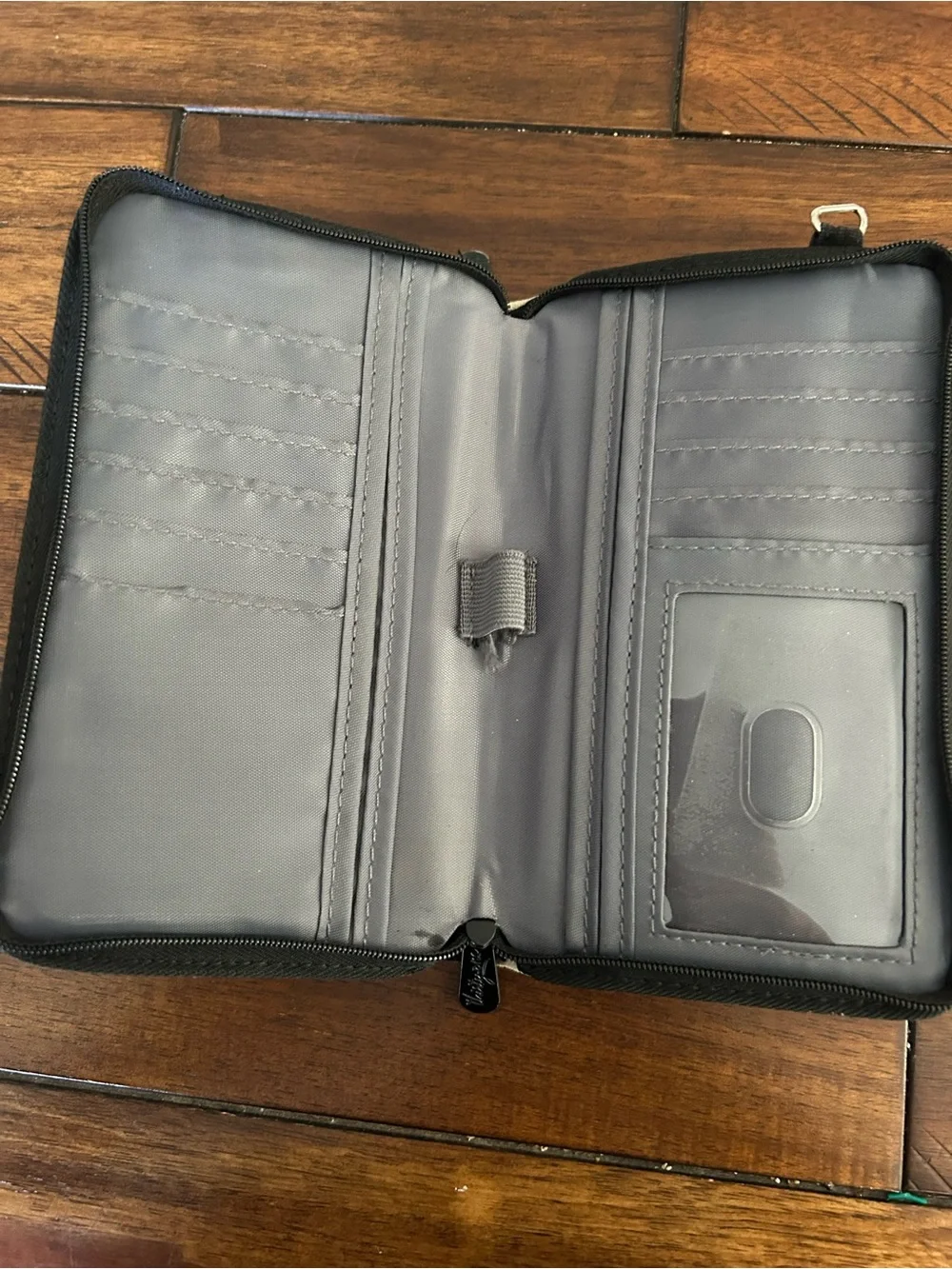 Black & Cream Patterned Wallet